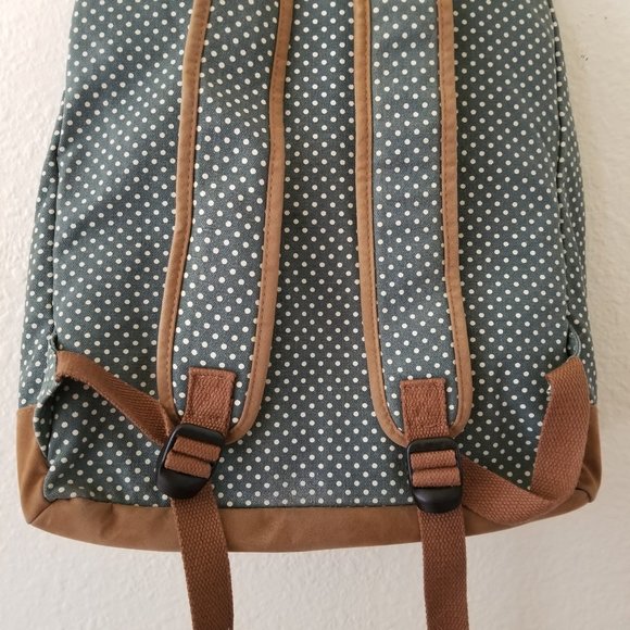 green and white polka dot backpack - Picture 10 of 10